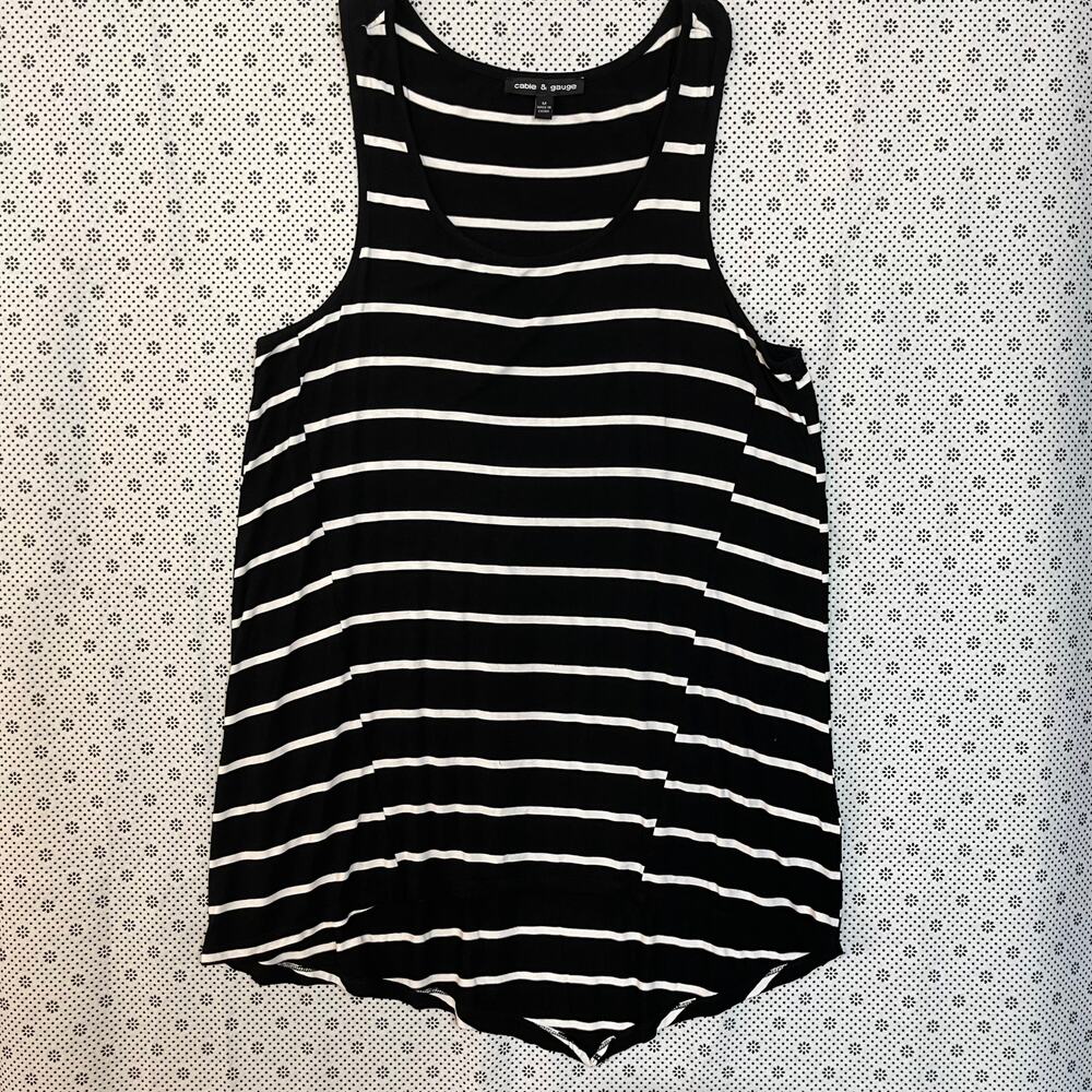 Cable & Gauge Striped Tank Top – Size M